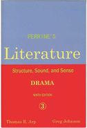 کتاب Perrines Literature 3 Drama Structure Sound and Sense9th Edition
