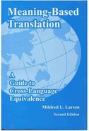 کتاب Meaning-based Translation 2nd Edition