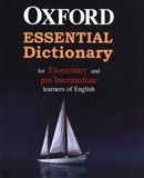 Oxford essential dictionary