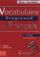 Vocabulaire Progressif Du Francais intermediaire + CD (قرمز)