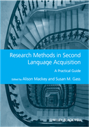 Research Methods in Second Language Acquisition