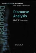 کتاب Discourse Analysis oxford widdowson