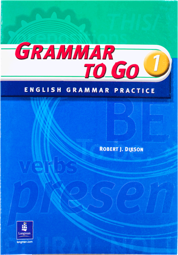 طرح جلد کتاب Grammar To Go 1 کتاب Grammar To Go 1