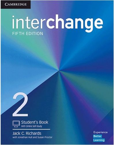 طرح جلد کتاب (وزیری) Interchange ۲ (5th) SB+WB+CD کتاب (وزیری) Interchange ۲ (5th) SB+WB+CD