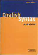 کتاب English Syntax an inroduction