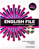 کتاب English File intermediate plus students book 3rd